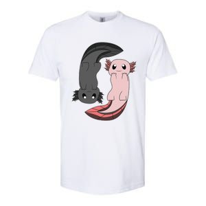 Funny Axolotl  I Yin Yang Reptile  Softstyle CVC T-Shirt