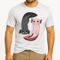 Funny Axolotl  I Yin Yang Reptile  Performance Shirt