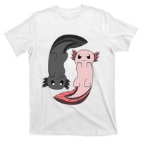 Funny Axolotl  I Yin Yang Reptile  T-Shirt