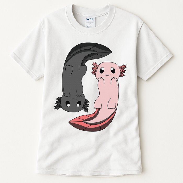 Funny Axolotl  I Yin Yang Reptile  Tall T-Shirt