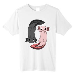 Funny Axolotl  I Yin Yang Reptile  Tall Fusion ChromaSoft Performance T-Shirt