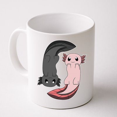 Funny Axolotl  I Yin Yang Reptile  Coffee Mug