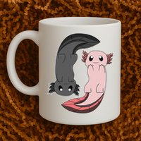 Funny Axolotl  I Yin Yang Reptile  Mug