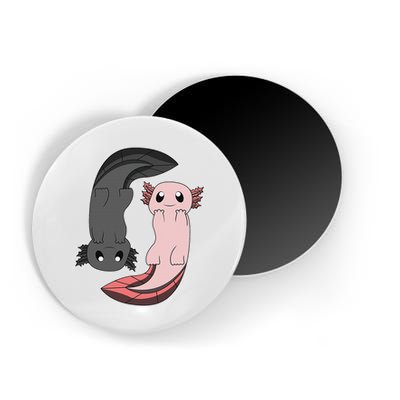 Funny Axolotl  I Yin Yang Reptile  Magnet