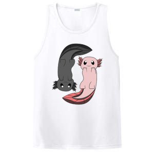 Funny Axolotl  I Yin Yang Reptile  PosiCharge Competitor Tank