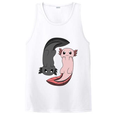 Funny Axolotl  I Yin Yang Reptile  PosiCharge Competitor Tank