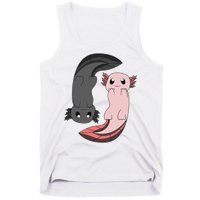 Funny Axolotl  I Yin Yang Reptile  Tank Top