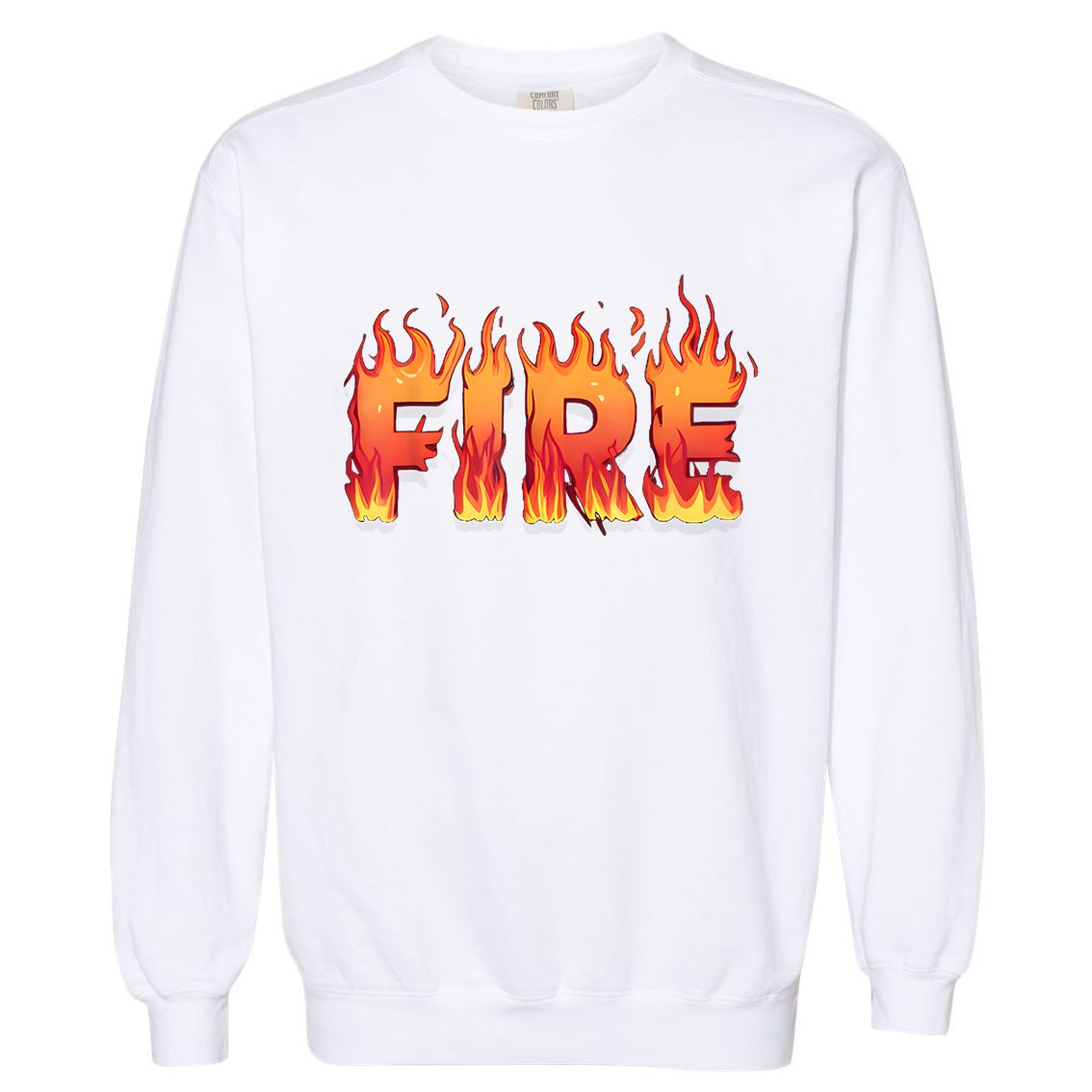 Fire And Ice Last Minute Halloween Matching Couple Costume Garment-Dyed Sweatshirt