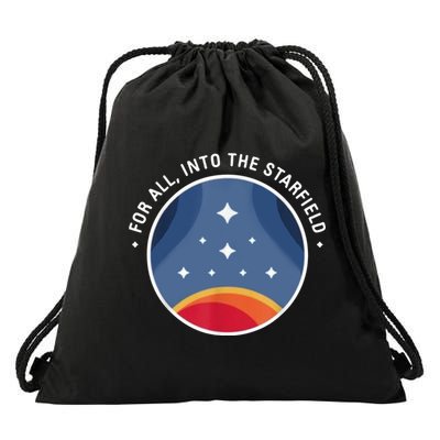 For All Into The Starfield Drawstring Bag