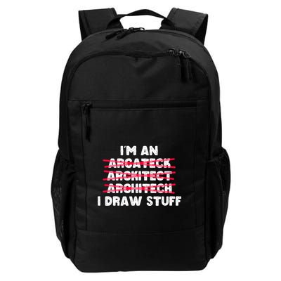 Funny Architecture IM An Architect I Draw Stuff Daily Commute Backpack