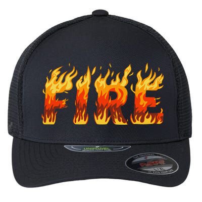 Fire And Ice Last Minute Halloween Matching Couple Costume Gift Flexfit Unipanel Trucker Cap