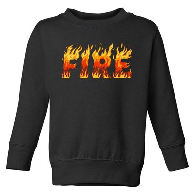 Fire And Ice Last Minute Halloween Matching Couple Costume Gift Toddler Sweatshirt