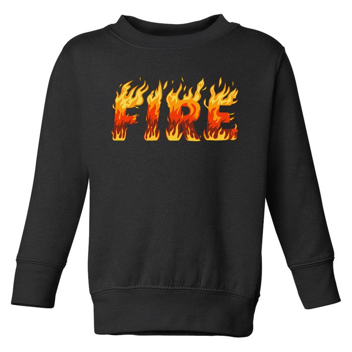 Fire And Ice Last Minute Halloween Matching Couple Costume Gift Toddler Sweatshirt