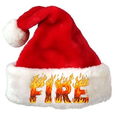 Fire And Ice Last Minute Halloween Matching Couple Costume Gift Premium Christmas Santa Hat