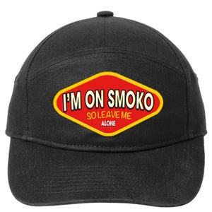 Funny Australia I'm On Smoko The Chats Straya Aussie Punk 7-Panel Snapback Hat