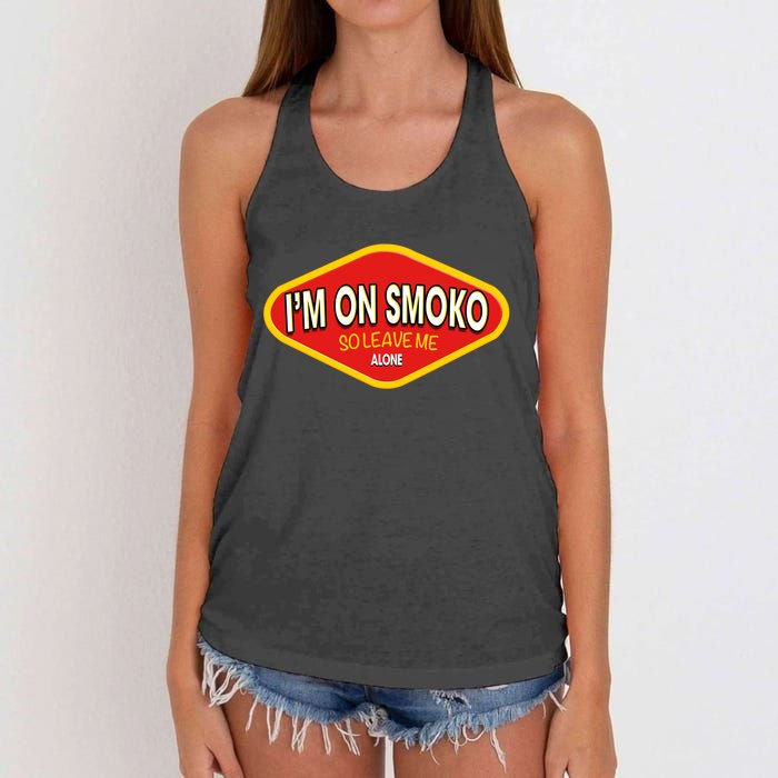 Funny Australia I'm On Smoko The Chats Straya Aussie Punk Women's Knotted Racerback Tank