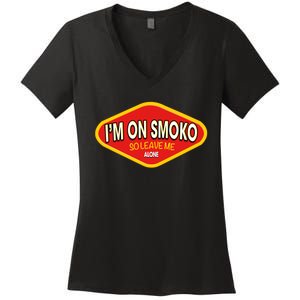 Funny Australia I'm On Smoko The Chats Straya Aussie Punk Women's V-Neck T-Shirt