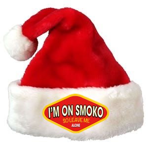 Funny Australia I'm On Smoko The Chats Straya Aussie Punk Premium Christmas Santa Hat