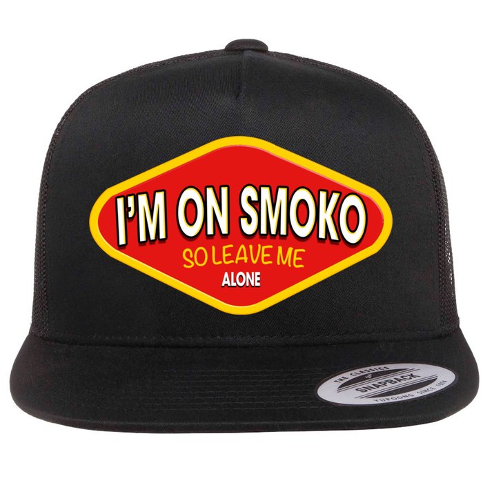 Funny Australia I'm On Smoko The Chats Straya Aussie Punk Flat Bill Trucker Hat