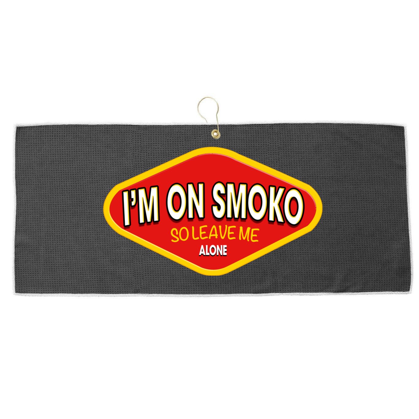 Funny Australia I'm On Smoko The Chats Straya Aussie Punk Large Microfiber Waffle Golf Towel