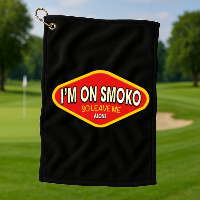 Funny Australia I'm On Smoko The Chats Straya Aussie Punk Golf Towel