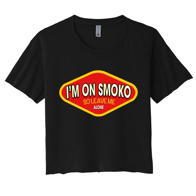 Funny Australia I'm On Smoko The Chats Straya Aussie Punk Crop Top