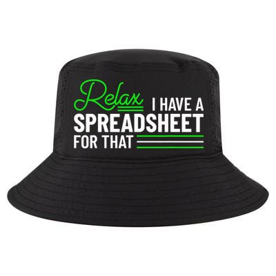 Funny Accountant I Have A Spreadsheet For That Accounting Cool Comfort Performance Bucket Hat