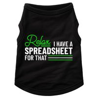 Funny Accountant I Have A Spreadsheet For That Accounting Doggie Tank