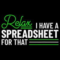 Funny Accountant I Have A Spreadsheet For That Accounting 7-Panel Snapback Hat