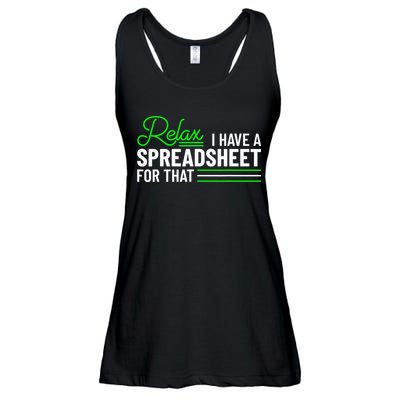 Funny Accountant I Have A Spreadsheet For That Accounting Ladies Essential Flowy Tank