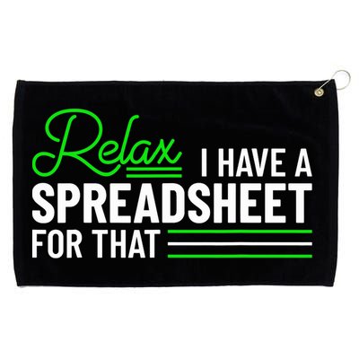 Funny Accountant I Have A Spreadsheet For That Accounting Grommeted Golf Towel
