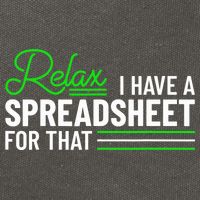 Funny Accountant I Have A Spreadsheet For That Accounting Cotton Canvas Backpack