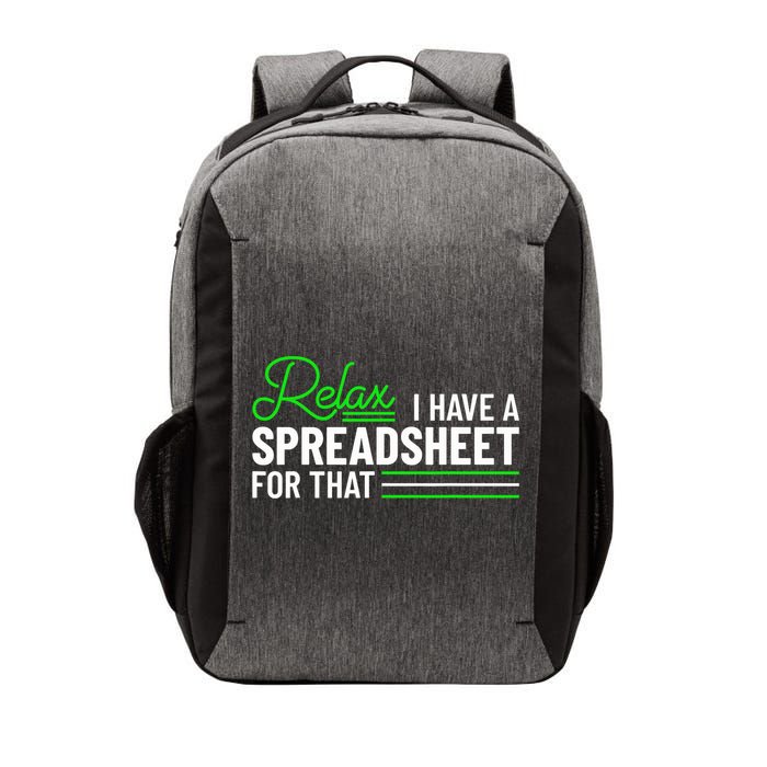 Funny Accountant I Have A Spreadsheet For That Accounting Vector Backpack