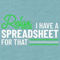 Funny Accountant I Have A Spreadsheet For That Accounting Sueded Cloud Jersey T-Shirt