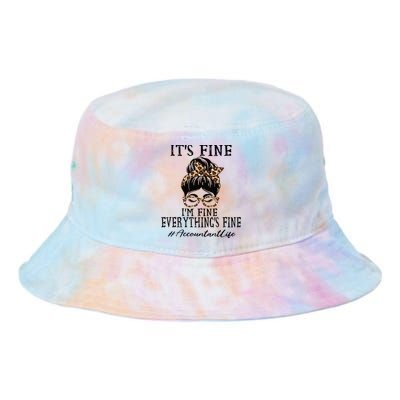 Funny Accountant Its Fine Im Fine And Everythings Fine Tie Dye Newport Bucket Hat