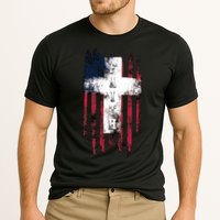 Faith American Flag Cross Cooling Performance Crew T-Shirt
