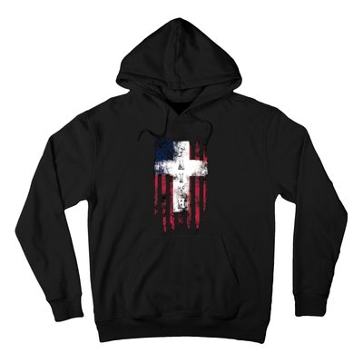 Faith American Flag Cross Hoodie