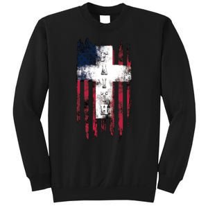 Faith American Flag Cross Sweatshirt