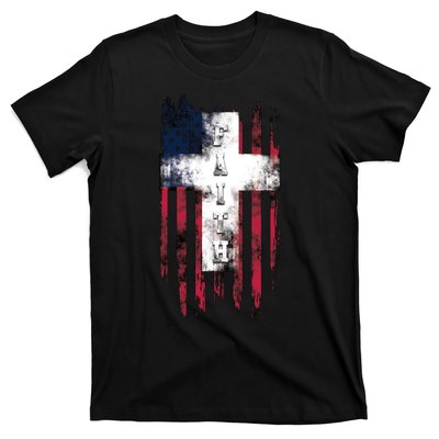 Faith American Flag Cross T-Shirt