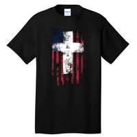 Faith American Flag Cross Tall T-Shirt