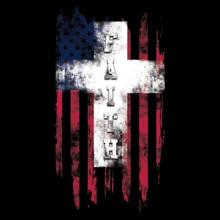 Faith American Flag Cross Impact Tech Backpack