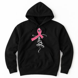 Faith Breast Cancer Awareness Ribbon Hoodie