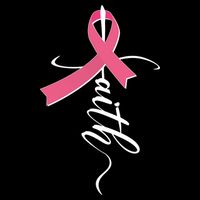 Faith Breast Cancer Awareness Ribbon T-Shirt