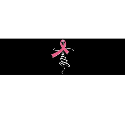 Faith Breast Cancer Awareness Ribbon Bumper Sticker