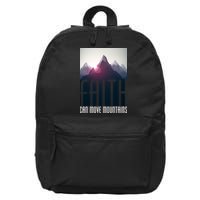 Faith Can Move Mountains - Matthew 17.20 Bible Verse 16 in Basic Backpack