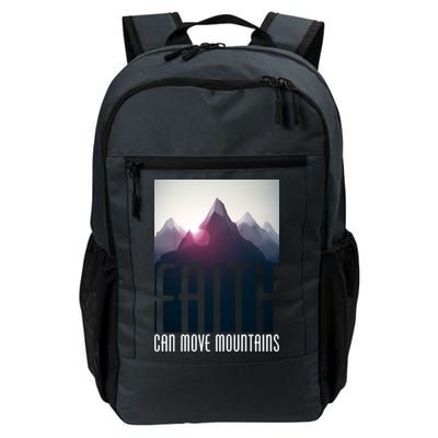 Faith Can Move Mountains - Matthew 17.20 Bible Verse Daily Commute Backpack