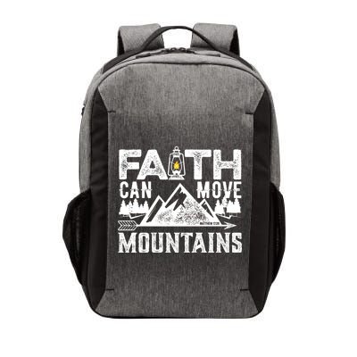 Faith Can Move Mountains - Matthew 17.20 Bible Verse Vector Backpack