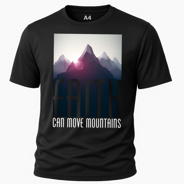 Faith Can Move Mountains Cooling Performance Crew T-Shirt