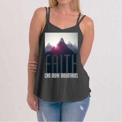 Faith Can Move Mountains Women's Strappy Tank