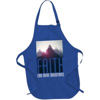 Faith Can Move Mountains Apron